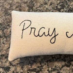 "Pray Always" Small Decorative Throw Pillow